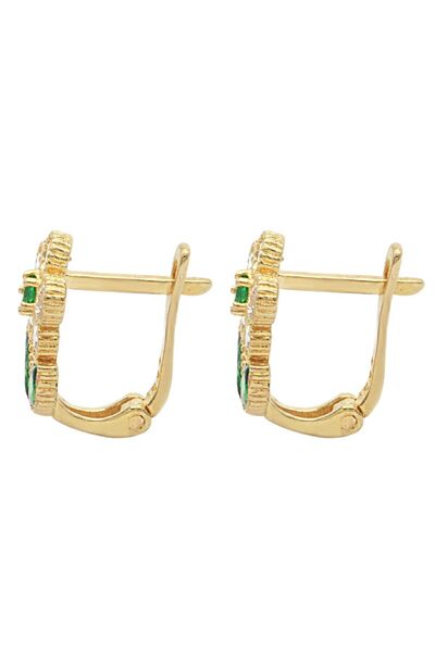 Bijuteria SORELLY 14k Gold Little Flower Children's Earrings