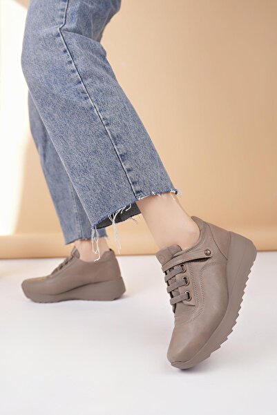 Mammamia D25Ka 3535 Mink Genuine Leather Women's Shoes