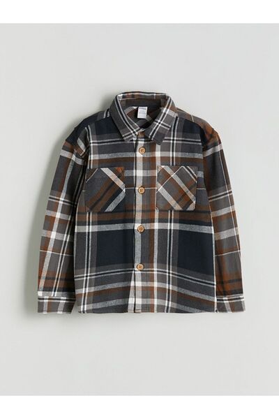 LC Waikiki LCW Детска карирана риза за момчета Lumberjack