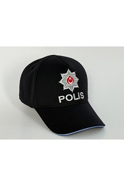 ÖZDEMİR ŞAPKA POLİS KIŞLIK ŞAPKASI MAVİ ŞERİTLİ