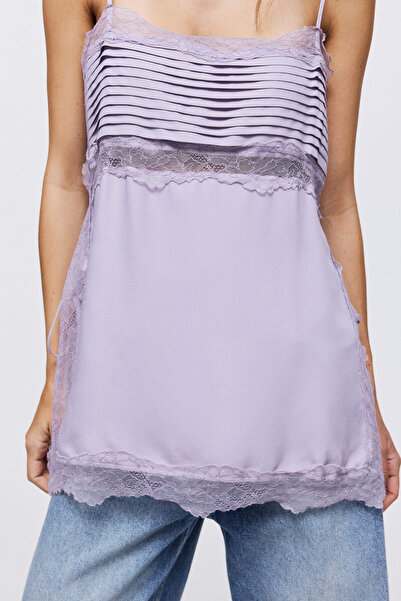 H&M Dantel Şeritli ve Askılı Üst