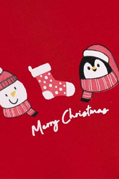 Le Mabelle Red Christmas Themed Tulle Skirt Baby Girl Dress - Annabel