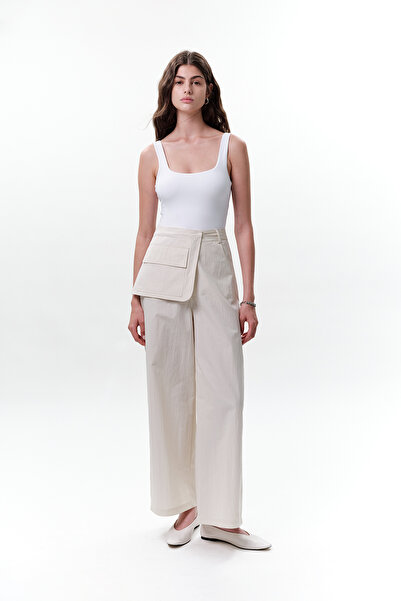 Manuka Cep Belted Pants Stone