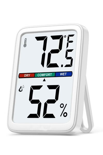 Generic مقياس حرارة رقمي لقياس الرطوبة - مقياس رطوبة الغرفة لغرفة الأطفال/غرف...