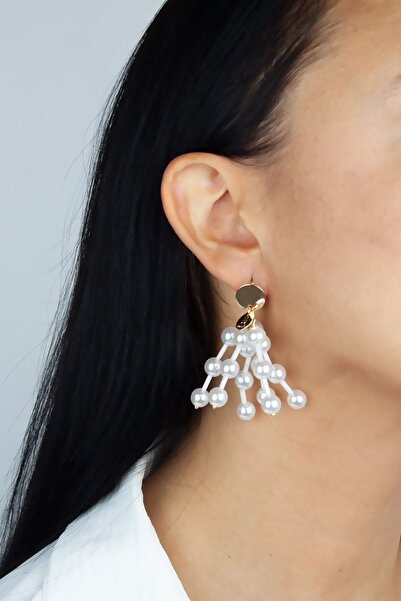 Liveyn Design أقراط اللؤلؤ المتدلية