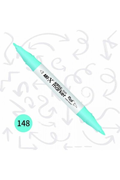 Rich قلم تحديد أكريليك من آرت-إكس، قلم مزدوج الجوانب رقم: 148