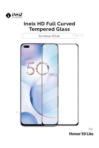 ineix واقي شاشة كامل من الحافة إلى الحافة لهاتف Honor 50 Lite