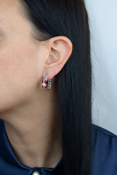 Liveyn Design Arctic Star Figured Hoop Earrings