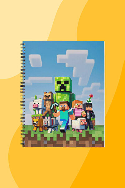 SEKİZELLİİKİ MINECRAFT -BASKILI TASARIM DEFTER