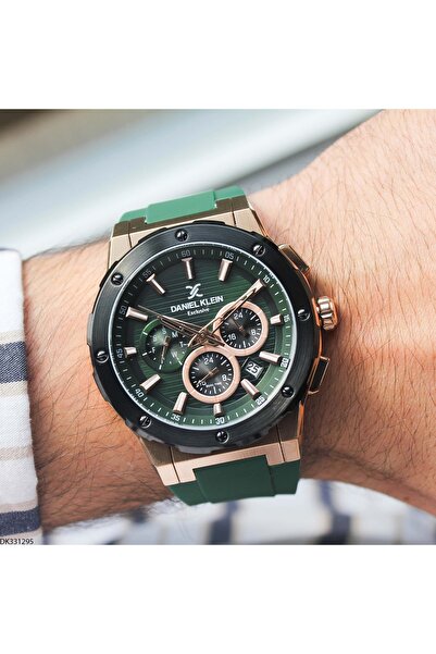 Daniel Klein Dk331295 Silicone Strap Men's Wristwatch