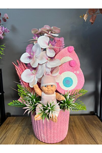 ciceksanat Hoşgeldin kız bebek hediyesi kız bebek doğum hediyesi
