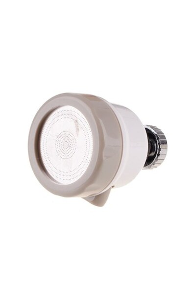 OEM Set of 2 Universal 2-in-1 Faucet Caps with Button, White 360