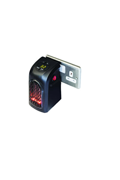 KlaussTech Portable Fan Heater, 400W, Digital Display, Thermostat, Overheat Protection