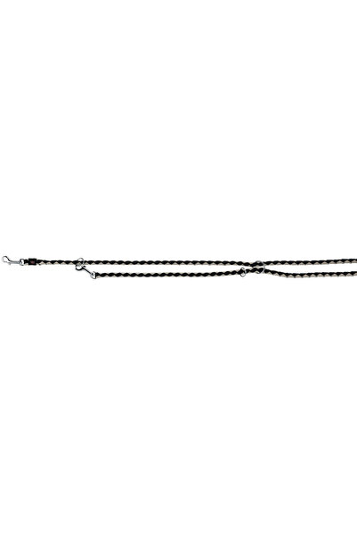 Trixie Lesă reglabilă Cavo Rope, S-M: 2 m/12 mm, Negru/Grafit, 143520