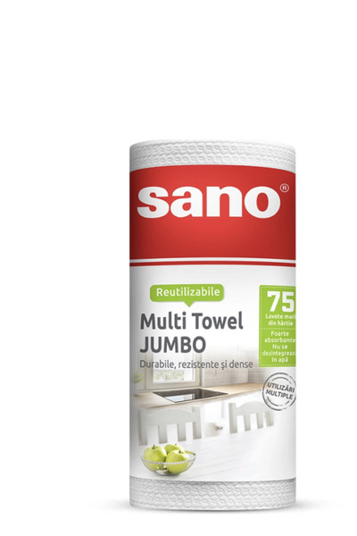 Sano Prosoape bucatarie Sushi Professional, Paper Multi Towel, 75 buc/rola,