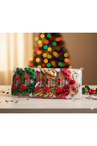 Adana Pasta Malzemeleri ERT-YIL-25103 YILBAŞI GÖZLÜK FİGÜRLÜ GEYİK TEMALI