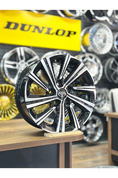 RC 16" Jant Takımı – Corolla & Toyota Grubu Uyumlu - 6.5J 5x114.3 ET40 73.1 – Black - 4 Adet