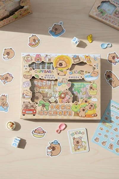 Miniso Capybara Figürlü Sticker Seti