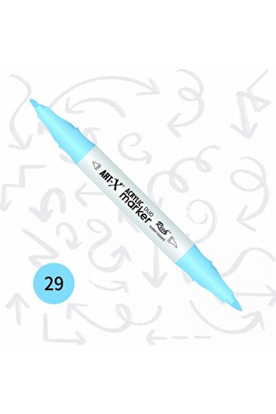 Rich Art-x Akrilik Marker Çift Taraflı Kalem No:29