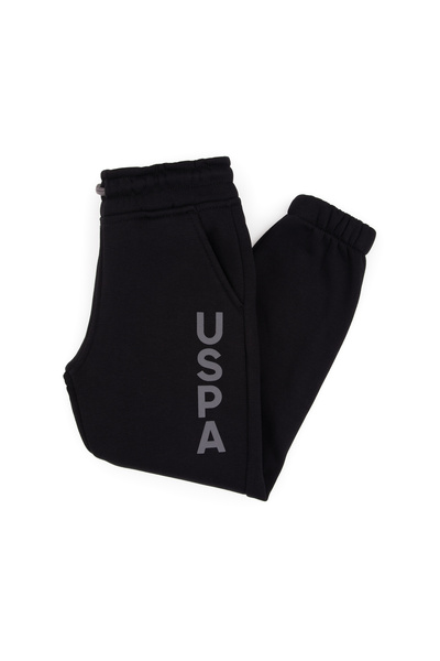 U.S. Polo Assn. Boy's Black Sweatpants 50315809-Vr046
