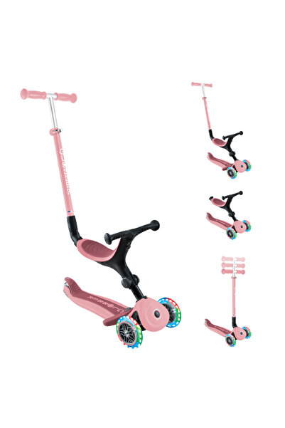 Globber Go Up Active Işıklı Scooter - Koyu Pastel Pembe