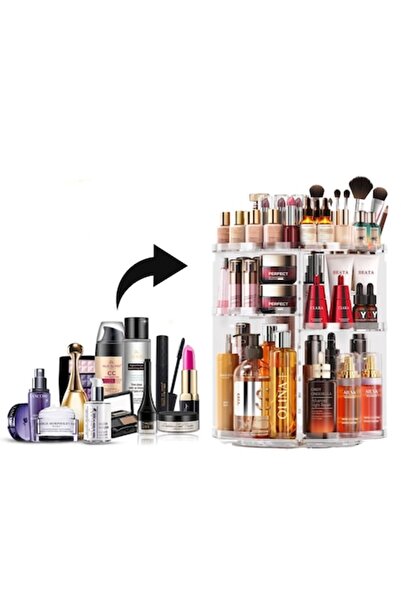 HAPPY JOKER Organizator pentru cosmetice, rotativ la 360°, 12 compartimente, ...