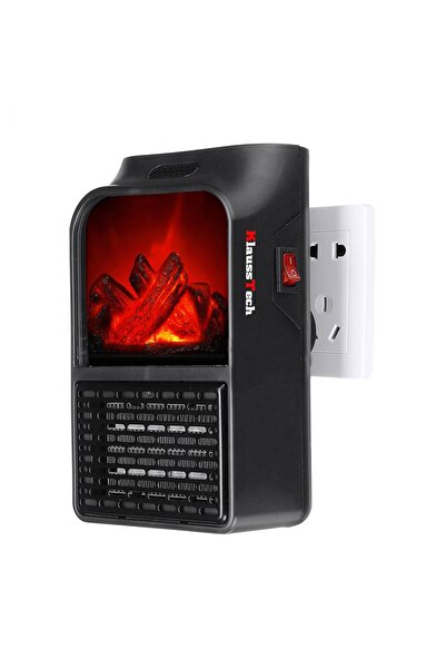 KlaussTech Wall Fan Heater, Power 500 W, Digital Display, Adjustable Temperature, Ambient Light