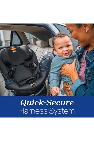 Chicco Fit360 ClearTex Rotating Convertible Car Seat 2-30 kg, Slate