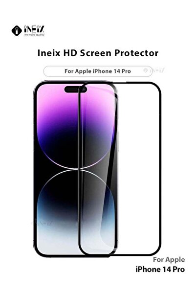ineix واقي شاشة كامل لهاتف Apple iPhone 14 Pro