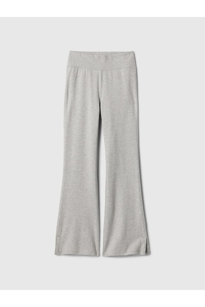 GAP Kız Çocuk Gri Streç Jersey Legging Flare Tayt