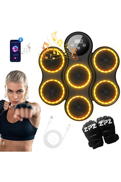 Gopo Toys Boxing Punching Target - Reflex Training Device with Built-in Speaker and Display