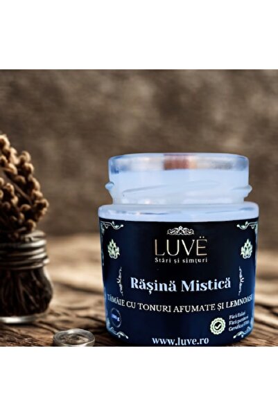 OEM LUVE Candle 100 g – Mystic Resin (frankincense & wood), wooden wick, wax