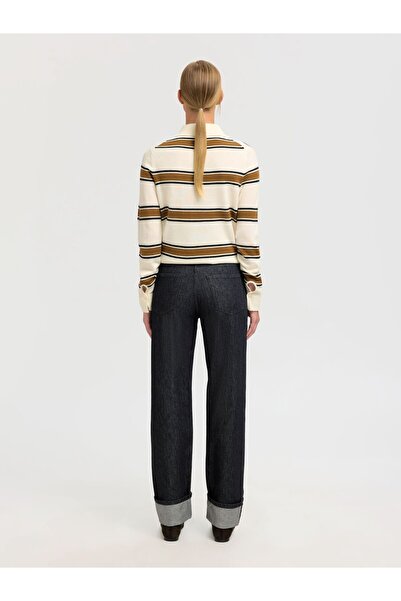 SELECTED Straight Fit Jeans Fold-up