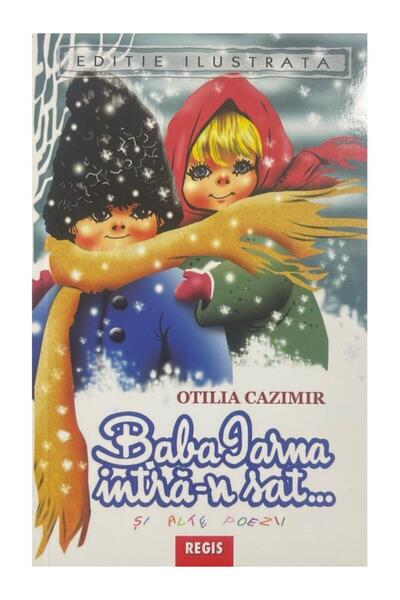 Editura Regis The old woman enters the village in winter.