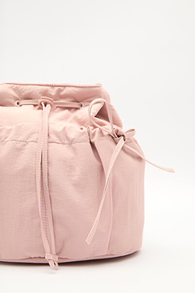 Manuka Backpack with Drawstring Detail Pink