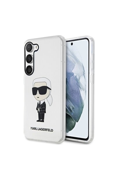 Karl Lagerfeld Carcasă pentru Samsung Galaxy S23, Husă rigidă transparentă, T...