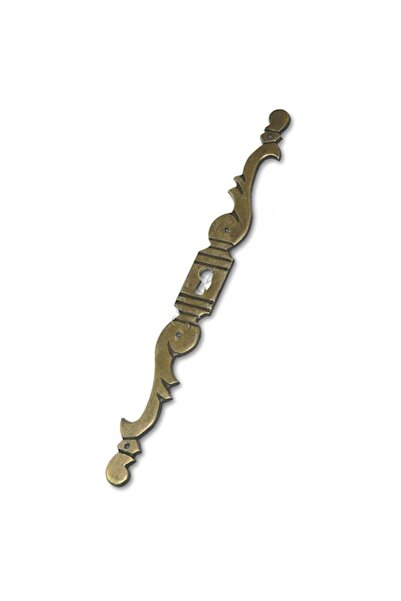 Sziferon Decorative zinc alloy plate with antique brass finish for furniture 252x24 mm