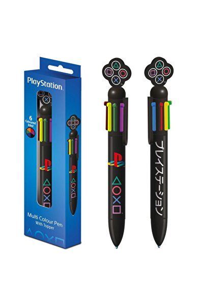 Pyramid قلم بلاي ستيشن 6 في 1 متعدد الألوان