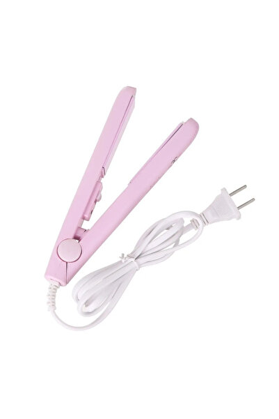 ABYZ Μίνι ροζ φορητό ισιωτικό μαλλιών από κεραμικό, ιδανικό για ταξίδια