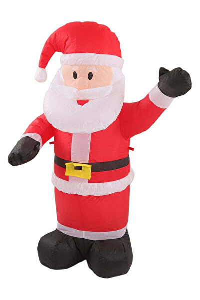 Sofia Store Moș Crăciun Gonflabil Uriaș, 180 cm Înălțime, Cu Lumini LED, Vent...