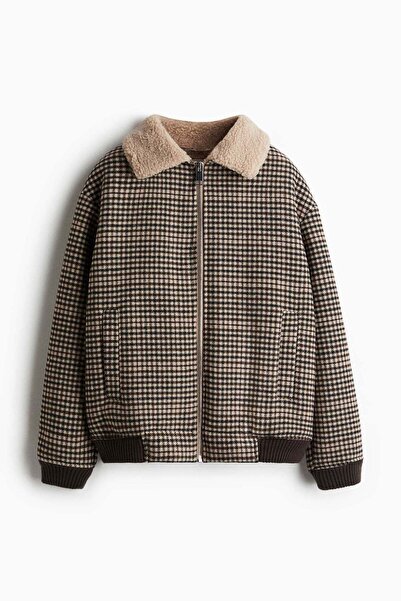 H&M Teddy-lined jacket