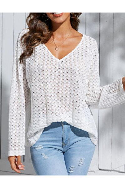 Sheya Shein blouse, white