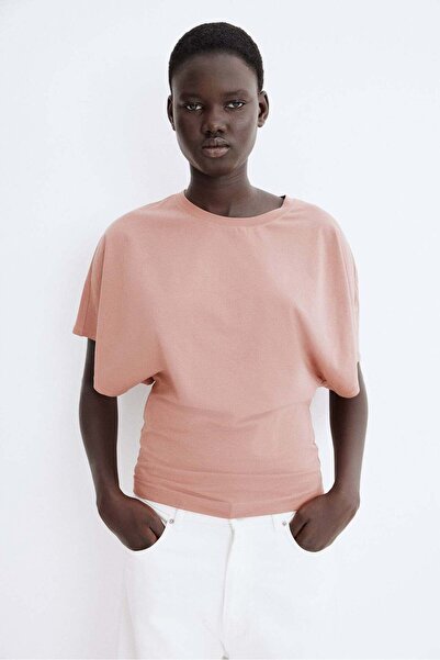 H&M Butterfly-sleeved T-shirt