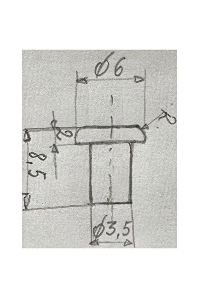 Sziferon Steel rivet, L head 6 mm x length 8.5 mm x grip 3.5 mm