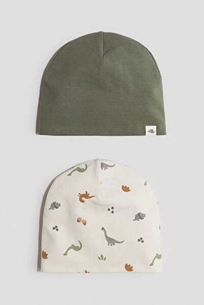 H&M 2-pack cotton jersey beanies