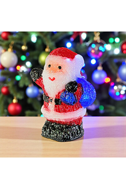 Sofia Store Decoratiune Moș Crăciun Luminos LED – Decorațiune de Crăciun pent...