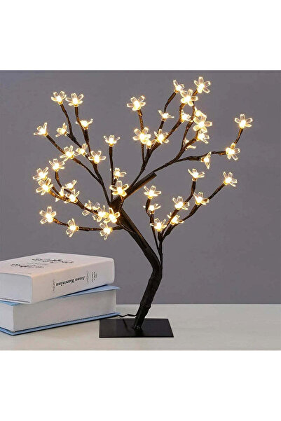 Sofia Store Pomisor cu Flori de Cires, Iluminate cu 36 LED-uri, 40 cm Inaltime