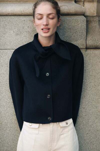 H&M Handmade wool-blend jacket