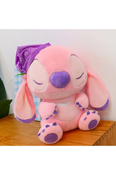 ABYZ Stitch Plush Toy with Light Pink Hat – 23cm Cartoons 3+ Years