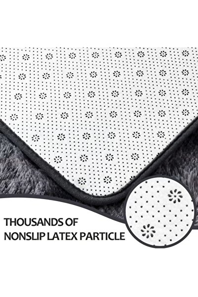 Generic High Pile Fluffy Carpet 120*160 Anti-Slip Area Rug Plush Rug Mat Shaggy Floor Mat Home Decor